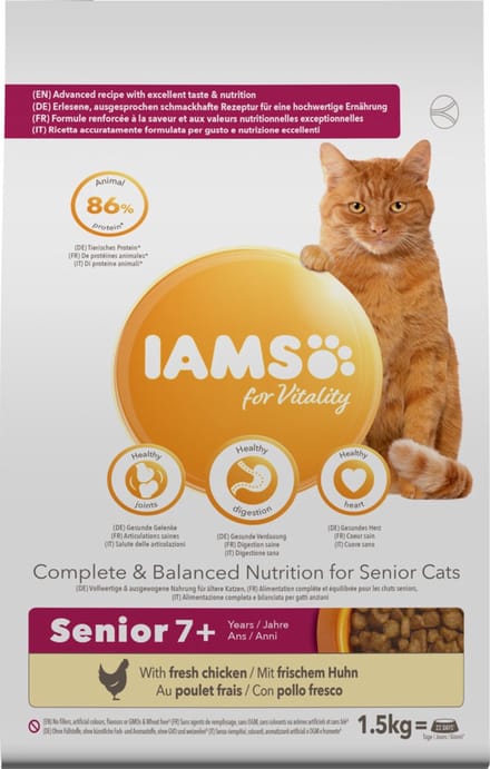 Iams Kat Senior Kip 1,5 kg