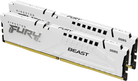 Kingston FURY Beast DDR5-6000 - 32GB - CL36 - Dual Channel (2 pcs) - AMD EXPO - Wit