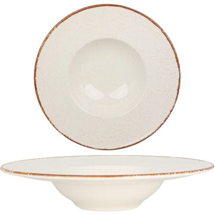 Rinart Pastabord - Brunilda - Porselein - 28 cm (400cc) - set van 2