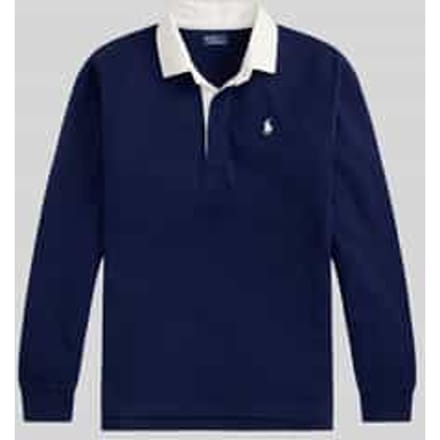 Rugbyshirt in relaxed fit van puur katoen