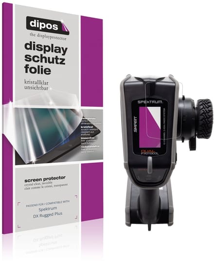 dipos – 2x Beschermfolie geschikt voor Spektrum DX Rugged Plus | Krasbestendige & heldere Screenprotector Ultra-Thin