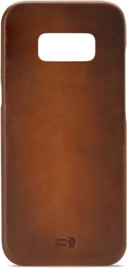 Senza Desire Leather Cover Samsung Galaxy S8+ Burned Cognac