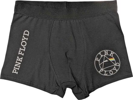 Pink Floyd - Circle Logo Boxershorts - L - Zwart