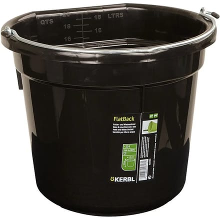 Plastic paardenvoerbak Kerbl FlatBack