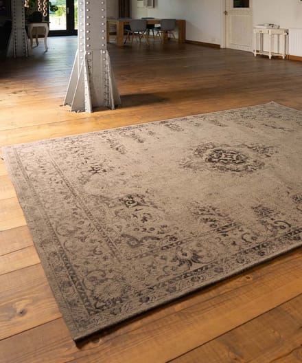 Vintage vloerkleed - Nomad grijs/taupe 70x140