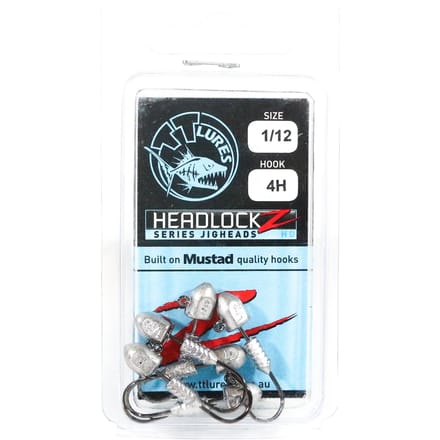 Tackle Tactics TT Headlockz HD Tête plombée 1/12 oz 4 H 6/paquet (3498) black
