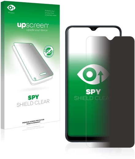 upscreen - privacy screenprotector voor Samsung Galaxy A10 / Samsung Galaxy M10 - Folie Beschermfolie Blauwlichtfilter