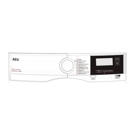 AEG controlepaneel, wit, AEG 140243722018