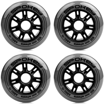 Spokey Pu 100 Mm Skateboardwielen Zwart