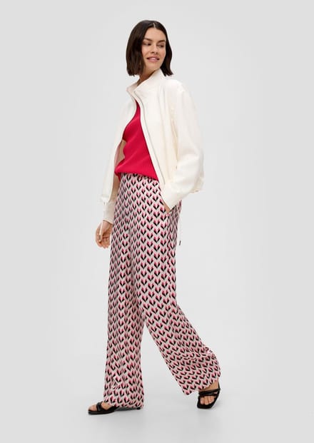 Black Label Women-Broek--41B1 LILAC/PINK-Maat 36