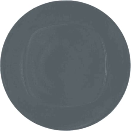 Excellent Houseware Ontbijt/dinerbordjes - 4x stuks - grijs - 20 cm