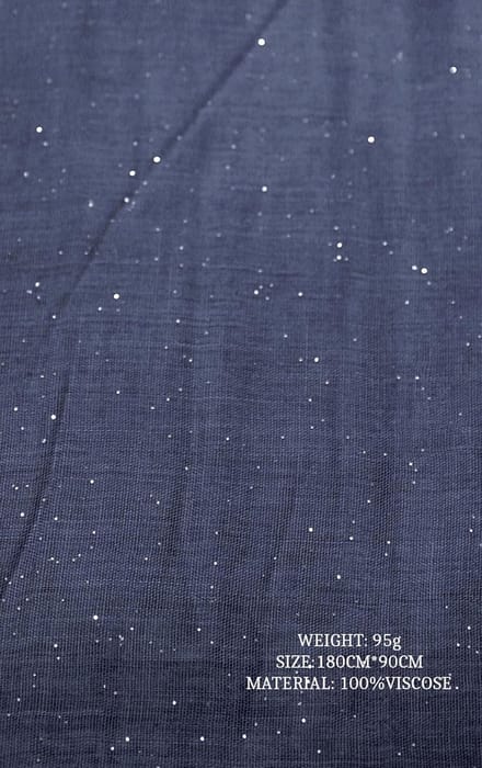 Dames Sjaal met Glitter Pailletten Lus