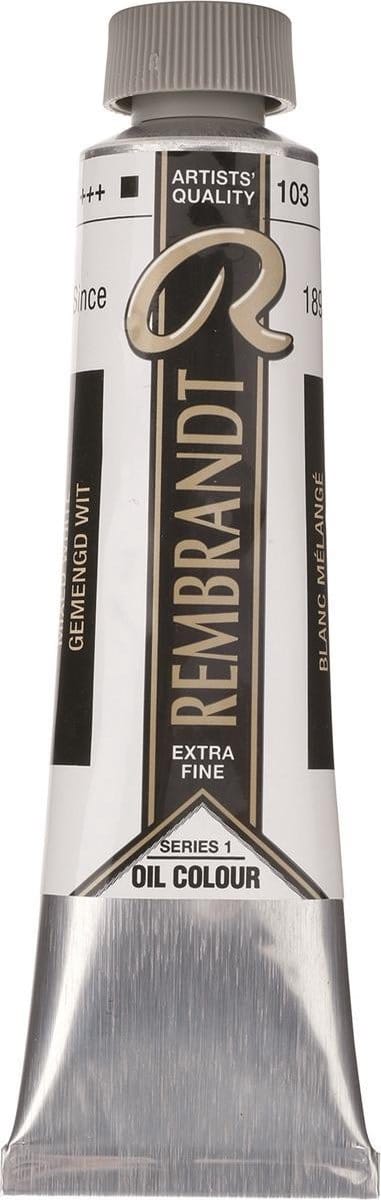 Rembrandt Olieverf Tube 40 ml Gemengd Wit 103