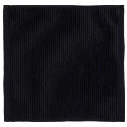 DDDDD - Basic - 4x Vaatdoek - Set van 4 - Katoen - 30x30cm - Zwart