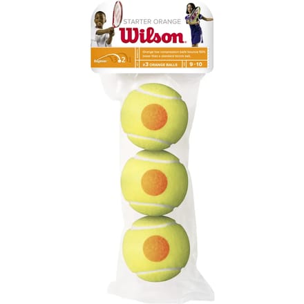Set van 3 tennisballen Wilson Starter Tour Orange