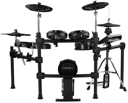 Medeli MZ725 Elektrisch Drumstel – All Mesh Head met Dubbele Crash en Floortom