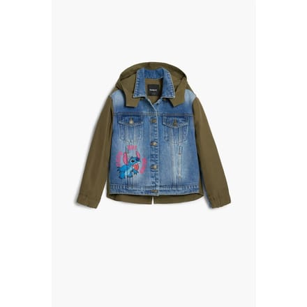 Spijkerjasje voor meisjes Desigual Fun Lilo & Stitch