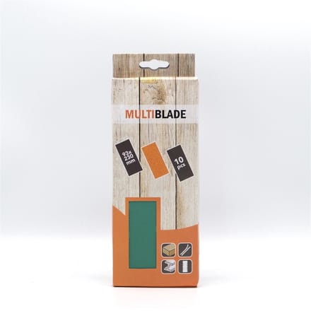 Multiblade MB231 schuurpapier 93x230mm korrel 320 (10 vellen)