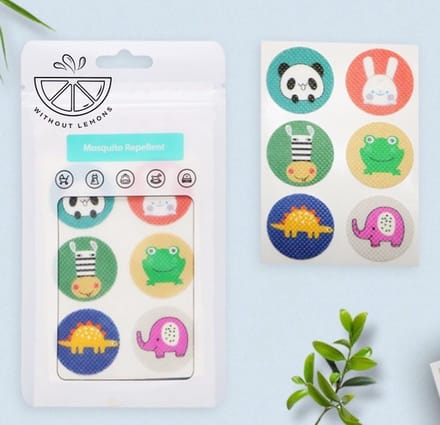 Without Lemon - Muggen stickers - Set van 60 stuks - Anti-muggen stickers - Citronella Stickers - Muggenwerende Mosquito Patch - Set C