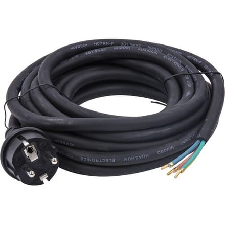 Q-Link aansluitsnoer randaarde - 3500W - 3 x 1.5 mm� - 5 m - zwart
