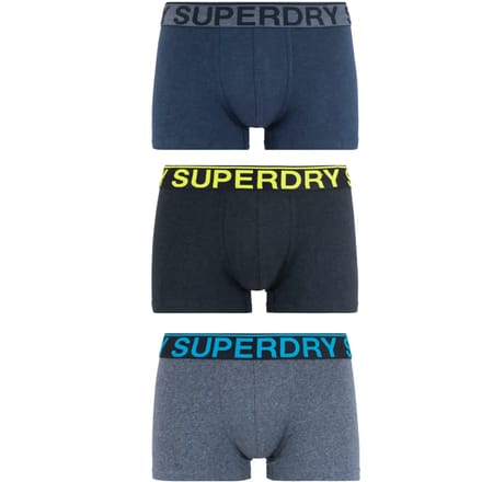 Boxershorts van biologisch katoen Superdry (x3)