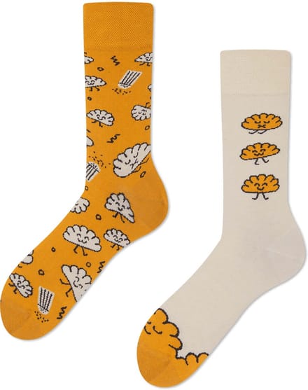 Many Mornings unisex sokken - Pierogi Party - Unisex - Maat: 35 - 38