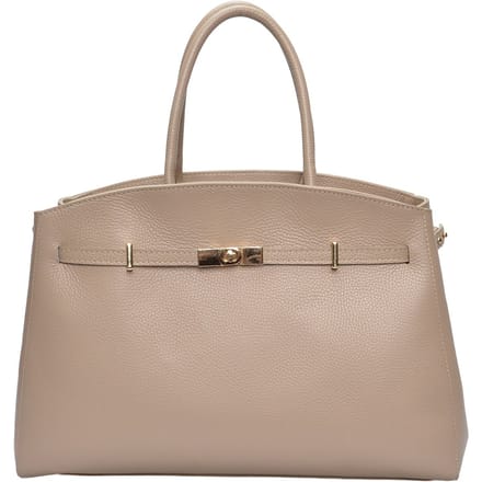 Anna Luchini Beige Rundleer Tas