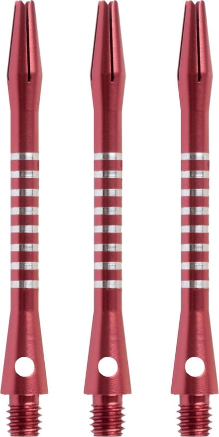 Faver Dart Shafts - Aluminium - 3 Stuks - Rood - 5.5 cm