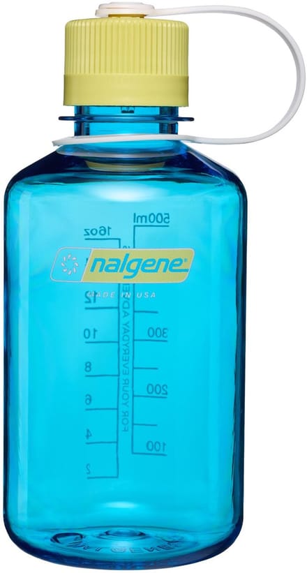 Nalgene - Narrow-Mouth Bottle - drinkfles - waterfles - 500ml - Blue Atoll w/Endive Sustain NIEUW!