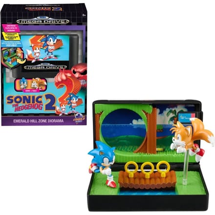 Console Heroes Sega Mega Drive Sonic The Hedgehog 2 Emerald Zone Diorama