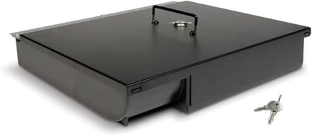 Geldkist - Bewaarbox - Veilig Opbergen - Robuuste Constructie - 4141 Liter - Zwart