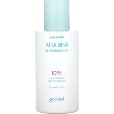 Goodal, Liquide Exfoliant AHA BHA, Menthe Pomme, 5,07 fl oz (150 ml) white