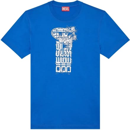 Diesel Diegor K68 T-shirt Met Korte Mouwen Blauw S Man