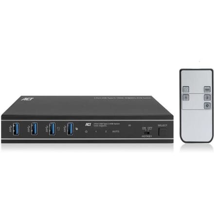 ACT 2-Poorts USB-C®/HDMI 4K@60Hz KVM switch AC7922