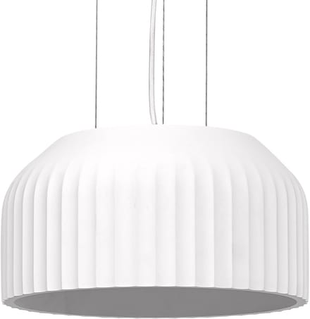 OSRAM Decor Plaster Routes decoratieve hanglamp van gips, 300 mm, met E27 fitting, IP20, wit
