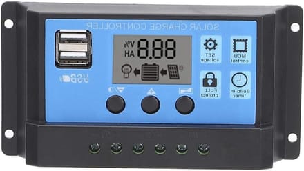 Zonnelaadregelaar - Batterijcontroller - Off-grid Systemen - Automatische Spanning Herkenning - 40A - Zwart