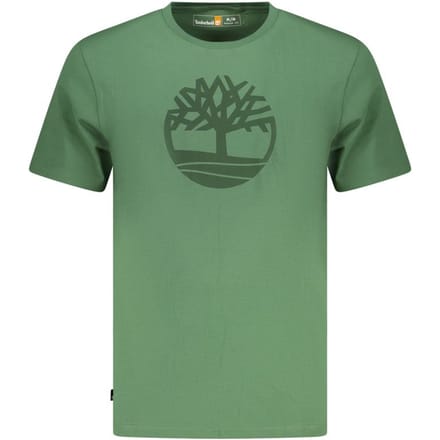 Timberland T-Shirt Met Boomlogo, Groen