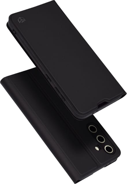 Hoesje geschikt voor Samsung Galaxy S24 FE - Techsuit Magskin Book Wallet Case - Zwart