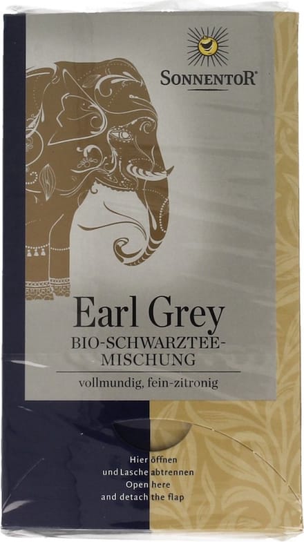 Sonnentor Earl grey thee bio 18 Zakjes