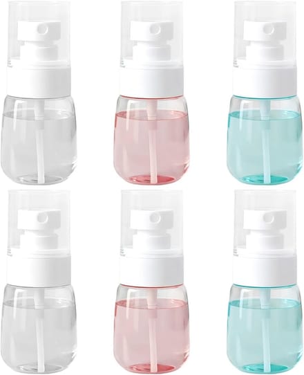 Mini Sprayfles 30 ml - Transparante Atomizer voor Fijnnevel, Perfect voor Parfum, Refill en Water - Set van 6