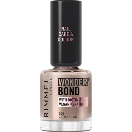 Rimmel Wonder'bond Care+Color Nail Polish - 005 - Grab and Go, 12 ml