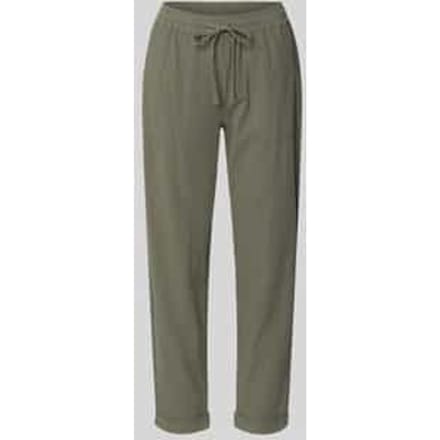 Broek met elastische band en tunnelkoord model 'Cissie'