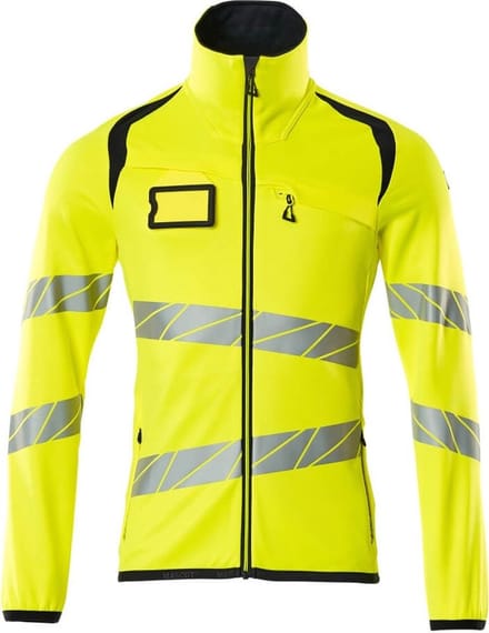 Mascot Accelerate Safe Fleecetrui met rits 19103-315 - hi-vis geel/donkermarine - XL