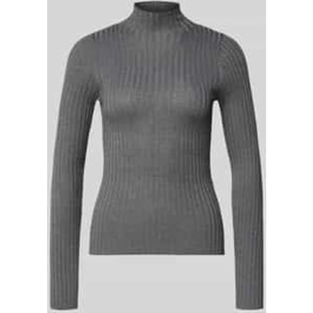 Gebreide pullover met opstaande kraag