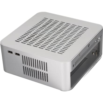 Desktop Computerkast Goede Warmteafvoer Prachtige Compacte Mini HTPC Kast voor Thuis Video Computer white