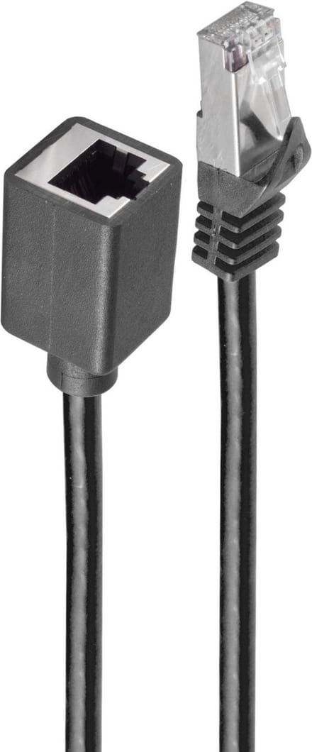 S-Conn BS08-62025 netwerkkabel 1 m Cat7 S/FTP (S-STP) Zwart