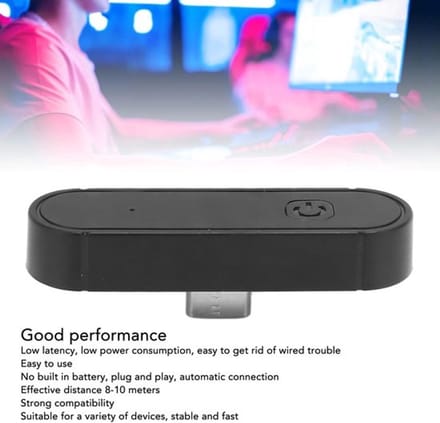 Jhubersproducts - Bluetooth-adapter - Lage Latentie - Draadloze