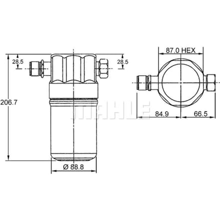 Droger, airconditioner MAHLE AD 36 000S