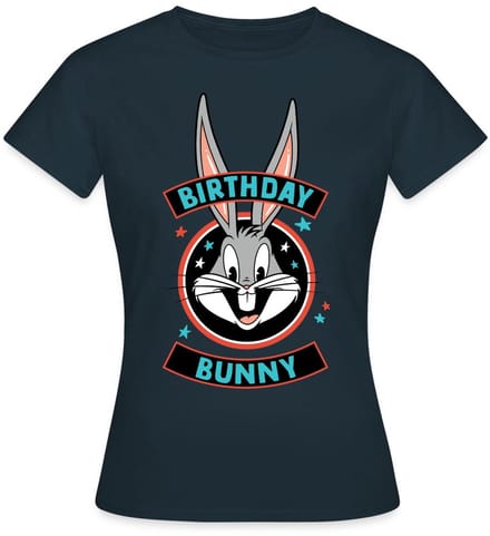 Looney Tunes Bugs Bunny Birthday Bunny T-Shirt Dames