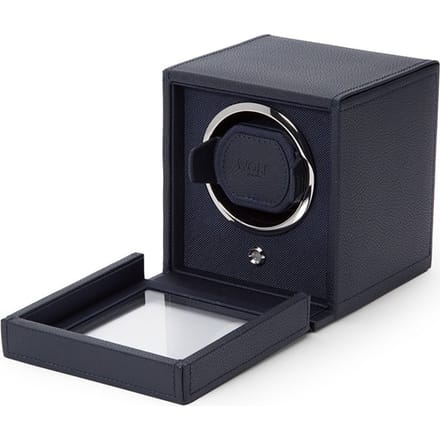 WOLF1834 Cub watch winder - 461117 - Marineblauw